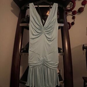 Light Blue Medusa ‘95 Versace Dress